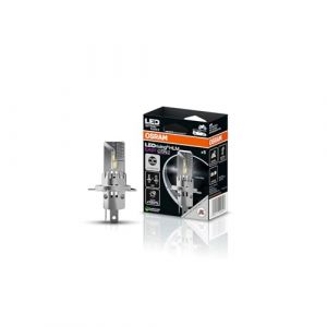 Osram LEDriving HLM EASY GEN 2 ≜ H4/H19, Phare moto LED, Blanc froid 6500 K, Feu de route et de croisement LED de remplacement, usage tout-terrain uniquement - Non certifi&eacute; ECE, 1 lampe
