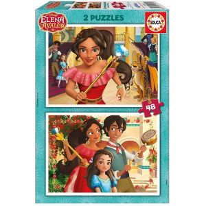 Image de Educa 2 puzzles Elena D'Avalor (48 pièces)