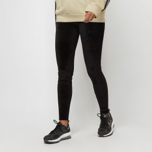Urban classics Ladies High Waist Velvet Leggings, Noir, XS Femme