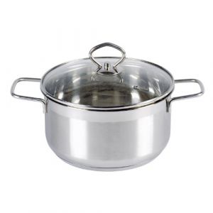 KrÜger Karl - Cocotte à rôti en acier inox Manhat. 16 induction