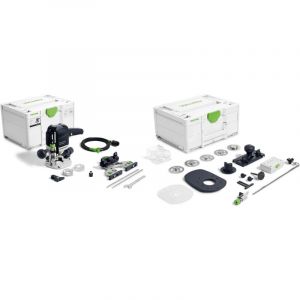Festool Défonceuse 1100w of 1010 r 3.2 kg 8 mm 1010 w 55 mm 1 pack(s) défonceuse of 1010 rebq-set 23000 trs/min