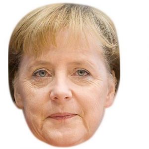 Image de IMPRESSION DIRECT Masque en carton 2D Angela Merkel - Politique - Taille A4
