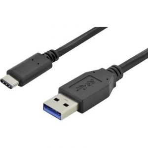Digitus DK-300136-010-S - Câble de raccordement USB 3.0 mâle type A 1 m noir