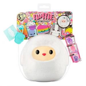 Fluffie Stuffiez Peluche ASMR a personnaliser MOUTON Rembourrage a retirer et découvrir