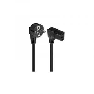 Ewent EC1910 câble électrique Noir 1,8 m Coupleur C13 Prise d'alimentation type F