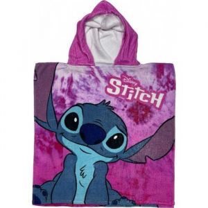 Poncho en cotton enfant Disney Stitch