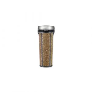 Cole & Mason Saunderton Pot à Épices et Herbes Ronds avec Couvercle, 19cm, Rangement Pour Cuisine/Organisateur, Acier inoxydable/Acrylique, Herbes Incluses, Garantie de 2 Ans