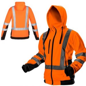 Neo Veste de travail haute visibilit&eacute;, orange, taille XL
