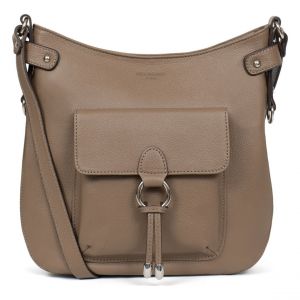 Image de Hexagona Sac port&eacute; travers - Compatible t&eacute;l&eacute;phone portable - Pour Femme - Collection Confort - &Eacute;corce - En cuir de vachette grain&eacute;
