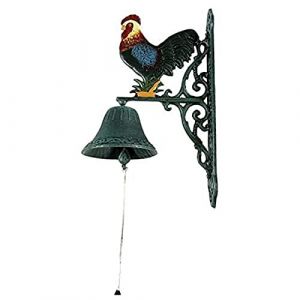 Vacchetti Cloche en Fonte de Poule coloré, Multicolore, Moyen