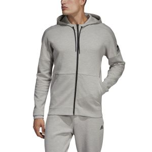 Adidas Sweat zipp&eacute; &agrave; capuche Id Stadium Gris Chin&eacute; - Taille L;M;S;XL;XXL