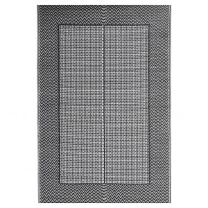 VidaXL Tapis d'extérieur Noir 140x200 cm PP