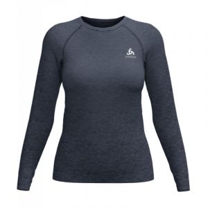 Image de Odlo Essential Seamless - T-shirt running manches longues femme India Ink Melange M