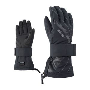 Ziener Milana As Gants de Snowboard/Sports d'hiver | Imperm&eacute;ables, Respirants pour Femmes, Noir, 8.5