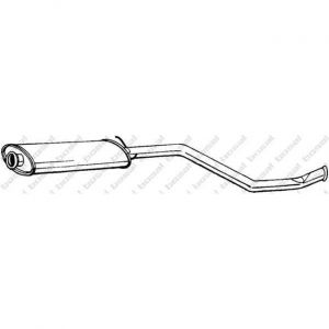 Bosal Silencieux interm&eacute;diaire 281-665