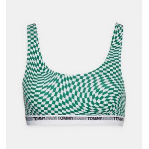 Tommy Hilfiger Brassière imprimée sans armatures Vert - Couleur Vert - Taille XS