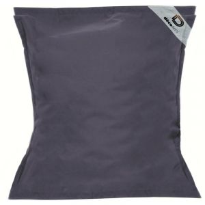 Pouf Géant xxl Déhoussable, Flottant pour Piscine Deco Arts Gris Carbone - Gris