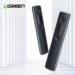 UGreen T&eacute;l&eacute;commande multifonctionnelle pour pr&eacute;sentation, avec pointeur laser (noir)