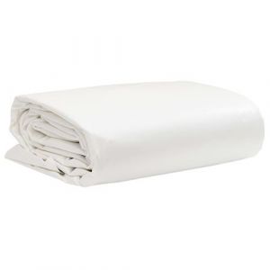 VidaXL Bâche blanc 4x4 m 650 g/m²