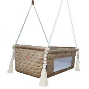 Berceau Bébé - Lit Suspendu - Beige