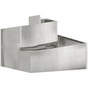 VidaXL Cache-pot de jardin Argent 60 x 60 x 50 cm Acier galvanisé