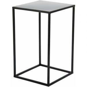 Jardini&egrave;re moderne sur pied 40 cm noir