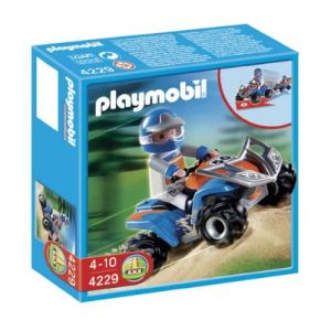 Playmobil 4229 - Quad de course bleu