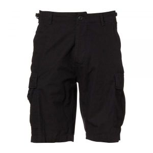 Brandit BDU Ripstop Shorts, Plusieurs Couleurs, Taille S À 7XL - Noir, S