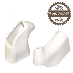 Cyclingcolors REPOSE MAIN COCOTTE BLANC VINTAGE VELO COURSE RETRO CAMPAGNOLO SHIMANO FREIN