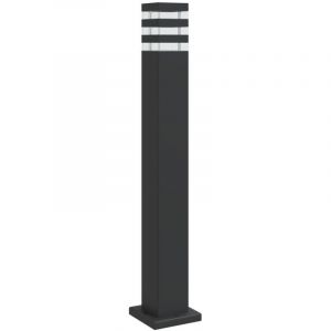 VidaXL Lampadaire d'extérieur noir 80 cm aluminium