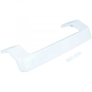 Vhbw Poign&eacute;e compatible avec Beko CN335220X UZ, CS134020X, CN 237240 X, CN335220X, CN240230X r&eacute;frigirateurs plastique blanc