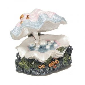 Ebi Europet Bernina Décor pour Aquarium en Polyrésine Coquillage 12,5 x 11,5 x 8 cm