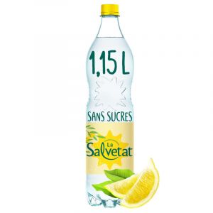 La salvetat Eau Gazeuse Aromatis&eacute;e Citron - La Bouteille D'1,15l