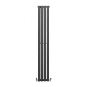 Image de Monster shop Radiateur Plat Mural 180 x 28 cm Gris Anthracite Pour Salle de Bain, Cuisine, Maison Moderne Design Scandinave [Kit de Fixations,