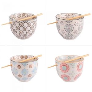 Table passion Bol + baguettes bohème (1 modèle aléatoire) Multicolore