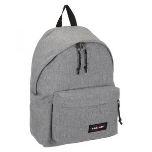 Image de Eastpak Sac à Dos Borne Scolaire Gris 24L - Polyester - Gris - Fermeture zippée - 1 compartiment - 1 poche de rangement frontale zippée - Dimensions : h 40 x l 30 x p 18 cm