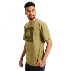 Burton Snowboard T-shirt Manche Courte Classic Mountain High S Martini Olive