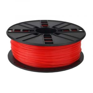 Gembird Bobine de filament PLA 1,75 mm 1 kg rouge fluo