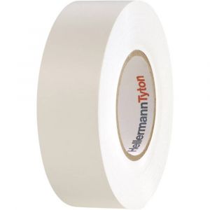 Image de Hellermanntyton Ruban isolant HelaTape Flex 1000+ 710-10607 blanc (L x l) 20 m x 19 mm 1 rouleau(x)