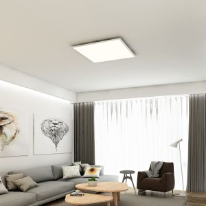 Briloner leuchten 7195-016 Plafonnier à LED à intensité variable avec télécommande 36 W 3800 lm Blanc 59,5 cm 36 W