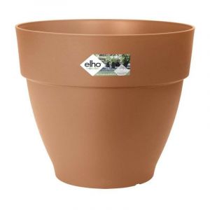 Elho Pot De Fleurs Rond VIBIA - Plastique R&eacute;servoir - &Oslash;35 - Anthracite