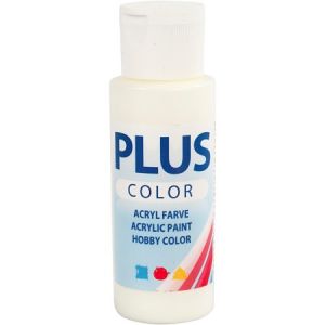 Plus color Peinture acrylique, blanc cassé, 60 ml