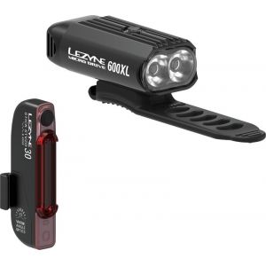 Lezyne Paire d eclairages micro drive 600xl stick drive noir