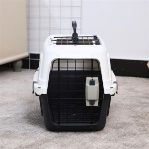 Caisse de transport pour chiens et chats - Bella Pet - Caisse de transport rigide pour animaux avec tapis 30x45x30cm Rexxy M