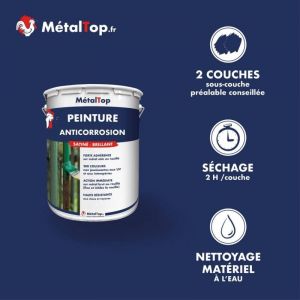 Peinture Anticorrosion - Blanc perle - RAL 1013 - Bombe 400mL