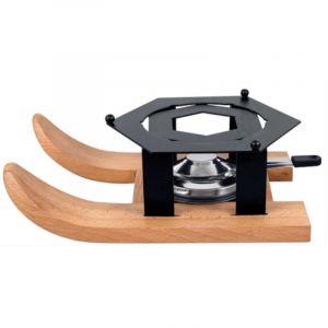 Table & cook Réchaud à fondue Noir & Bois - Ski