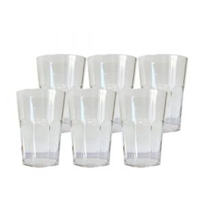 Image de Verre à Cocktail Mojito Incassable Transparent 33cl - Lot de 6 - Verre en SAN (Acrylic) MADE IN FRANCE PriseTransparent