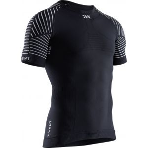 Image de X-Bionic Invent 4.0 Shirt Round Neck Long Sleeves Men Sport Maillot de Compression Homme, Black/Charcoal, FR : L (Taille Fabricant : L)