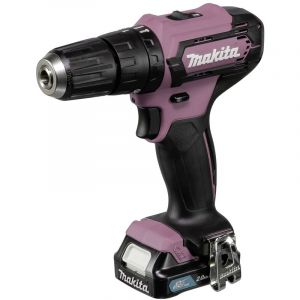 Image de Makita HP333DSAP1 - Set perceuse / visseuse à percussion Li-Ion 10.8V (1x2Ah) dans étui - ROSE