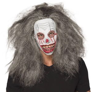 Ruedelafete Masque Latex avec cheveux : Zombie